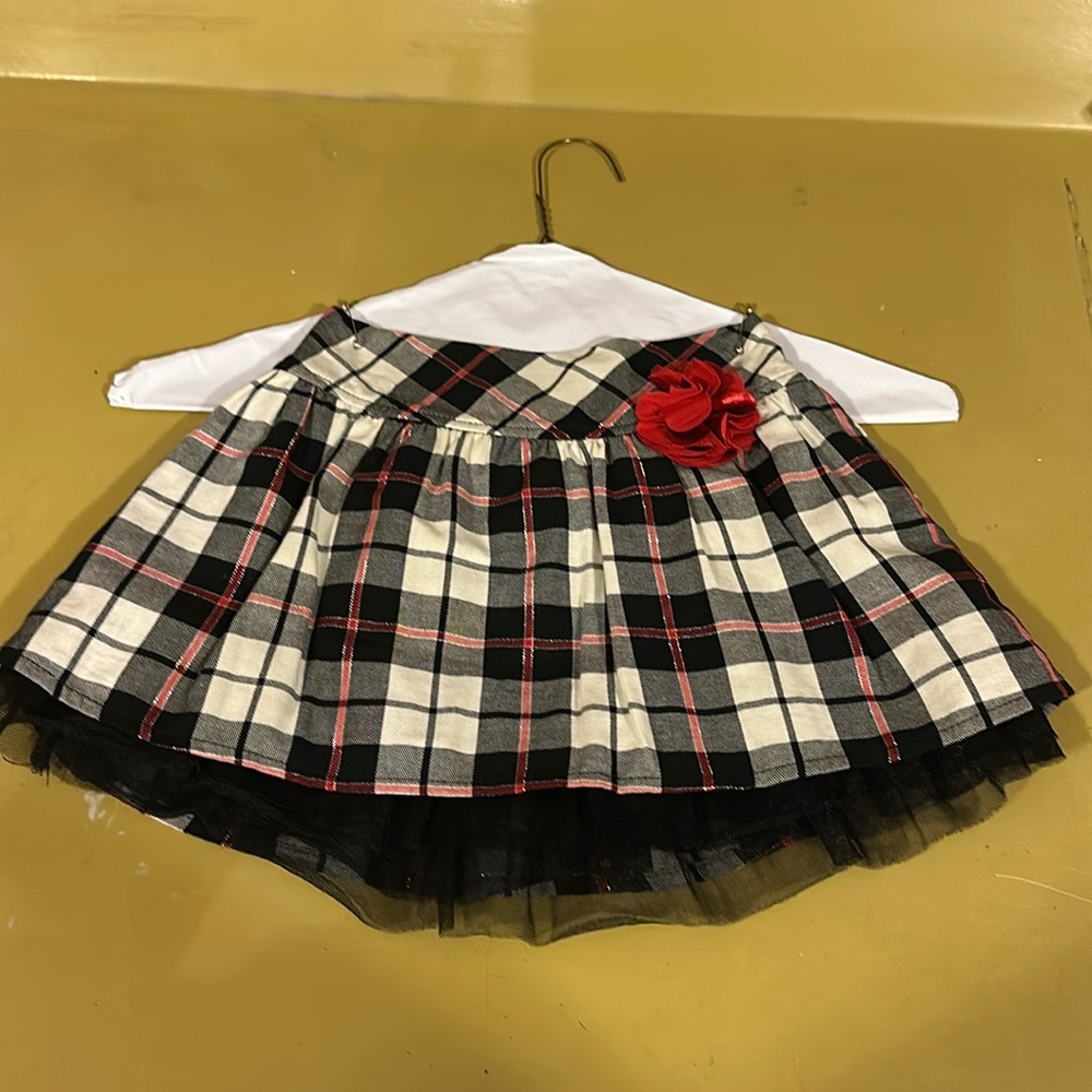 Plaid Girls Skirt - Faded Glory Size XS (4/5)